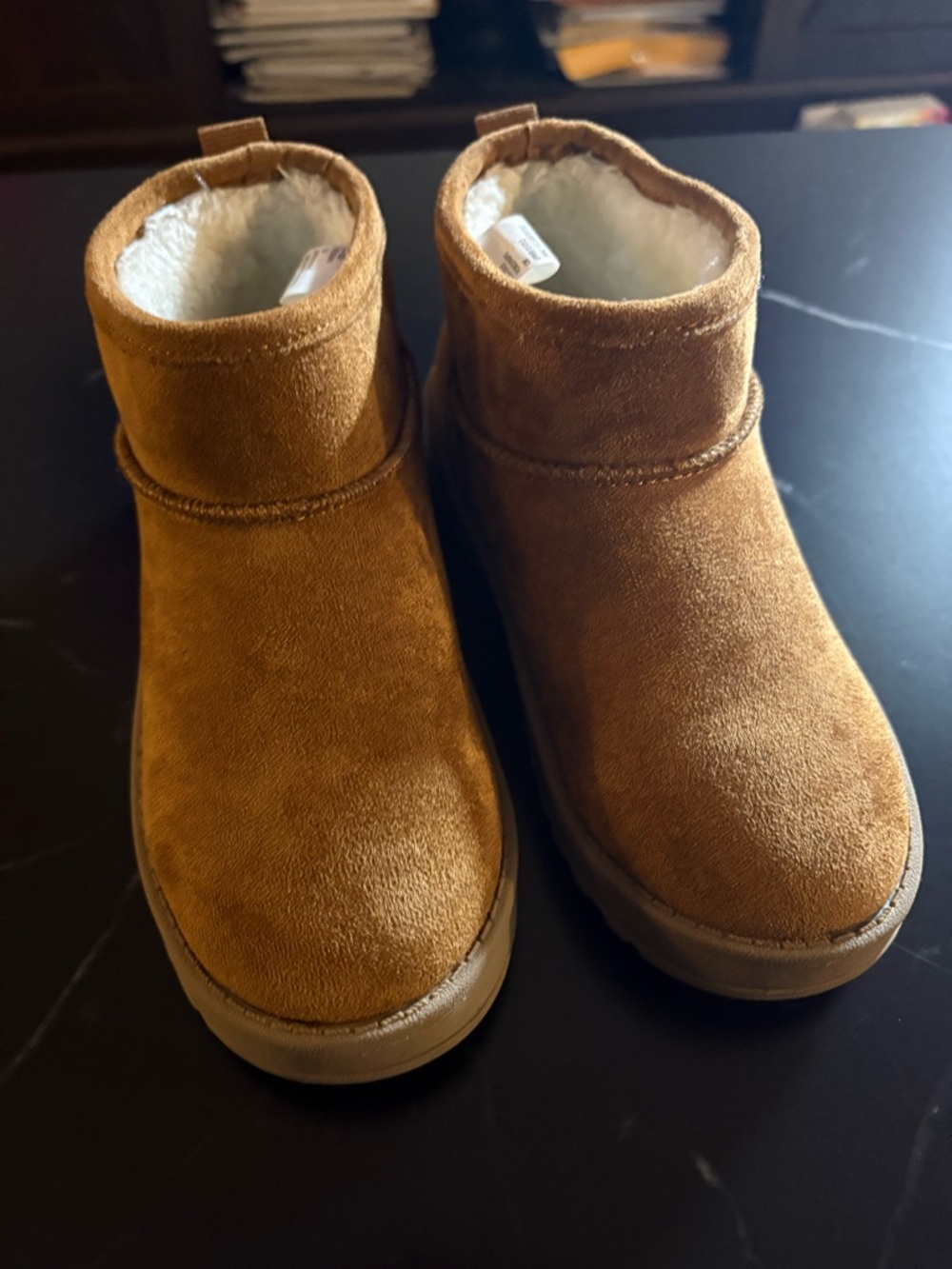 White Mountain Kids Chestnut Brown Cozy Ankle Boots